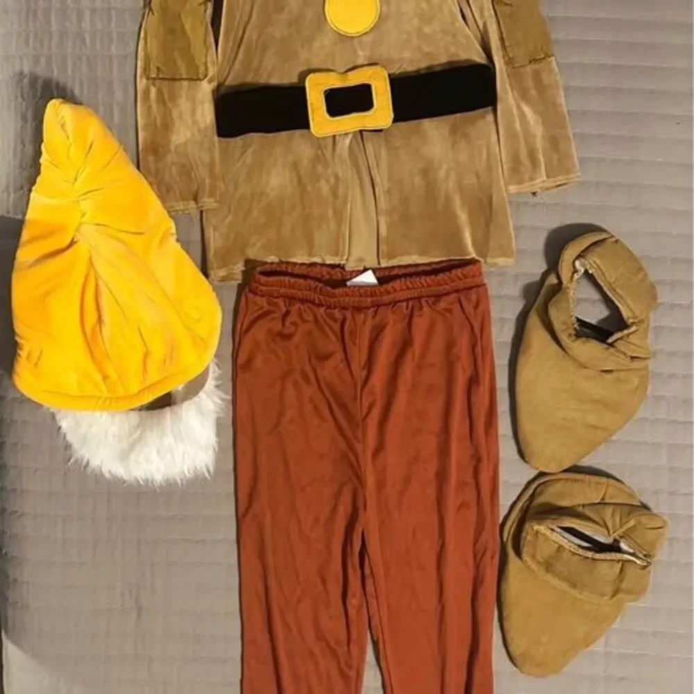 Disney Sneezy Dwarf Costume Kids Small 4-6 Snow White FUN3371CH Complete